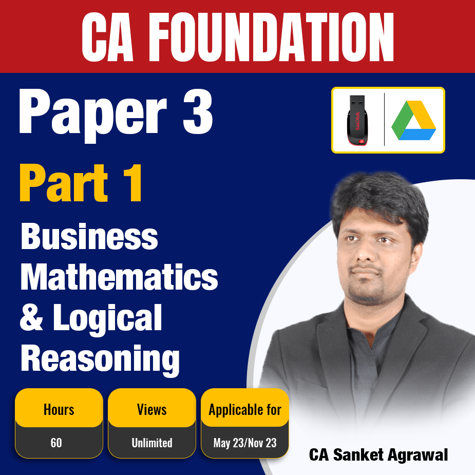 Picture of CA FOUNDATION MATHEMATICS AND LOGICAL REASONING