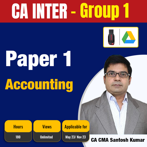 Picture of CA Inter - Accounting by CA CMA Santosh Kumar