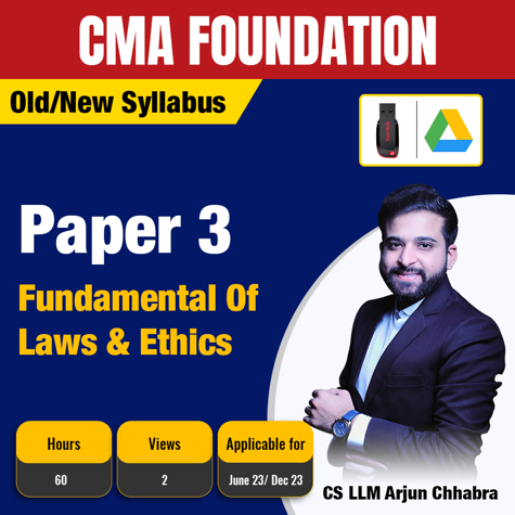 Picture of CMA Foundation  - Fundamental of Laws and Ethics