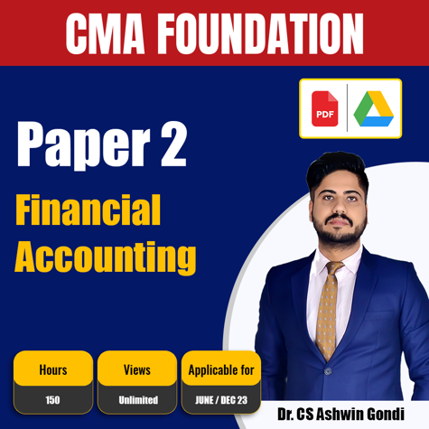 Picture of CMA Foundation  Financial Accounting -By Dr (CS) Ashwin Gondi