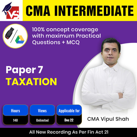 Picture of CMA Inter - DIRECT TAXATION – PAPER 7