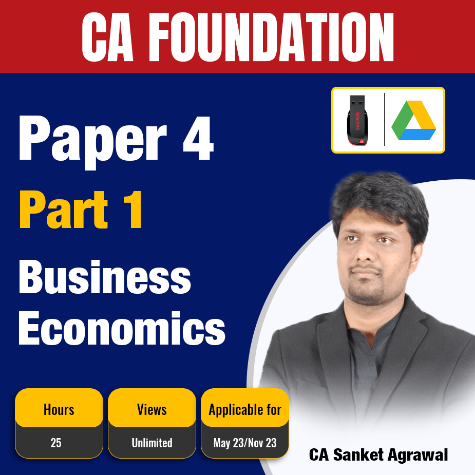 Picture of CA Foundation Business Economics - CA Sanket Agrawal