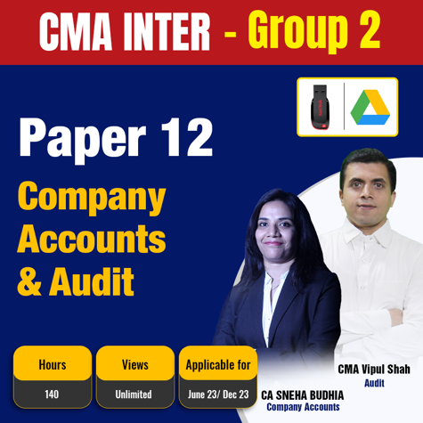 Picture of COMPANY ACCOUNTS & AUDIT – PAPER 12