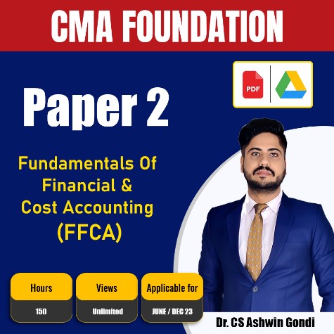 Picture of CMA Foundation  Financial Accounting - Dr (CS) Ashwin Gondi