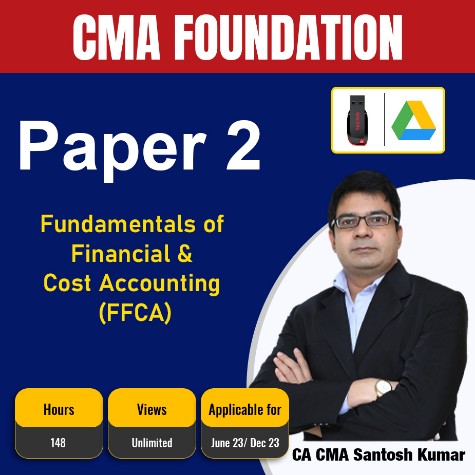 Picture of CMA Foundation Fundamentals of Financial And Cost Accounting  - CA CMA Santosh Kumar