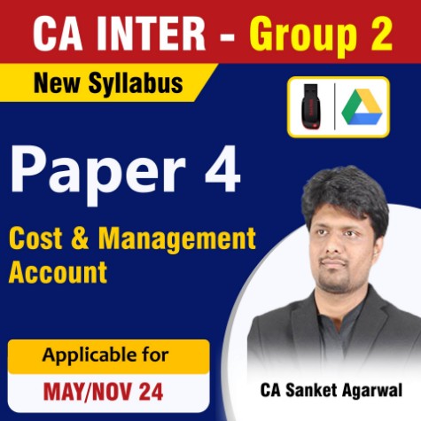 Picture of CA Inter Group 2 Costing - CA Sanket Agarwal 